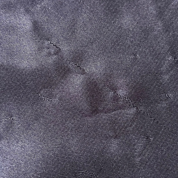 Morgan Taylor Teddy Nightdown Mini Dress Womens Navy Satin Embroidered L Party - Picture 8 of 8